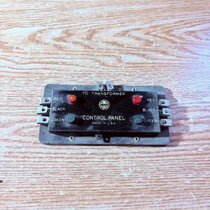 Marx Electric Switch Control Panel For Two Switches O-O27 Gauge Untested Vintage